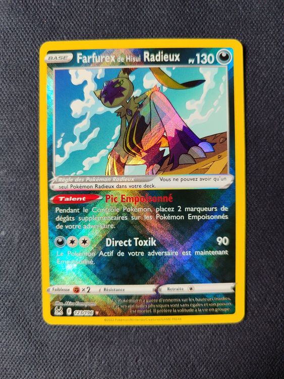 Farfurex De Hisui V 094/189 – Ultraboost X Épée Et Bouclier – Coffret De 10 Cartes Pokémon Françaises