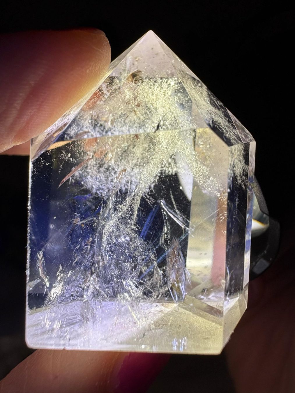Minerali & Pietre curative: Citrin mit Blue Needle – Nuovo (secondo la descrizione) da Neuheim venduto da m.hald 2