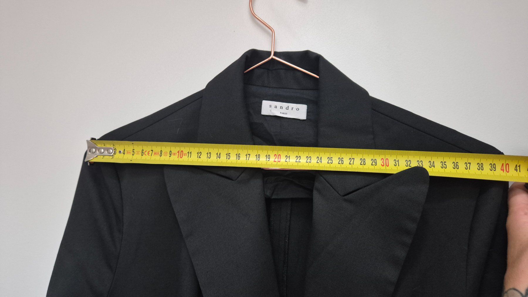 Sandro Jumpsuits: Black Sandro wool jumpsuit size 36 – D'occasion à Zürich par monadiederich 5