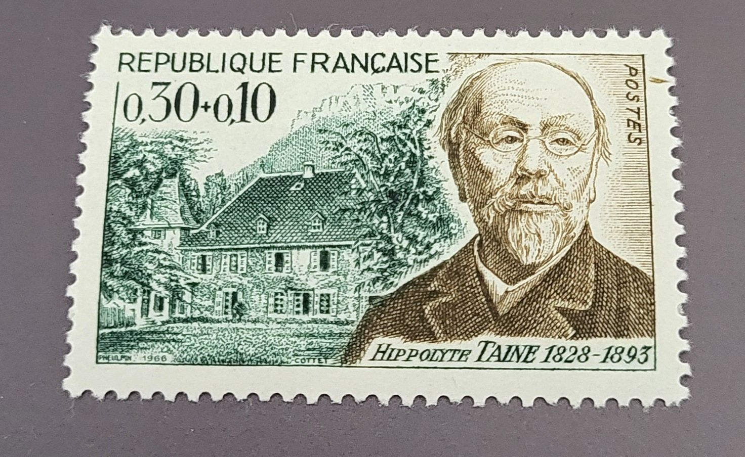 Tous les timbres: Frankreich 1966 briefmarke – D'occasion à St Gallen par Stampsalshobby