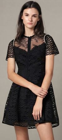 Sandro Paris Lace Mini Dress