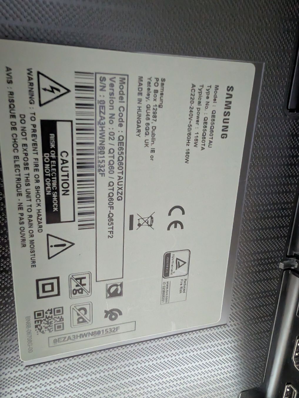 Samsung Fernseher: Samsung TV – Gebraucht aus Luzern von bie_9q9q 4