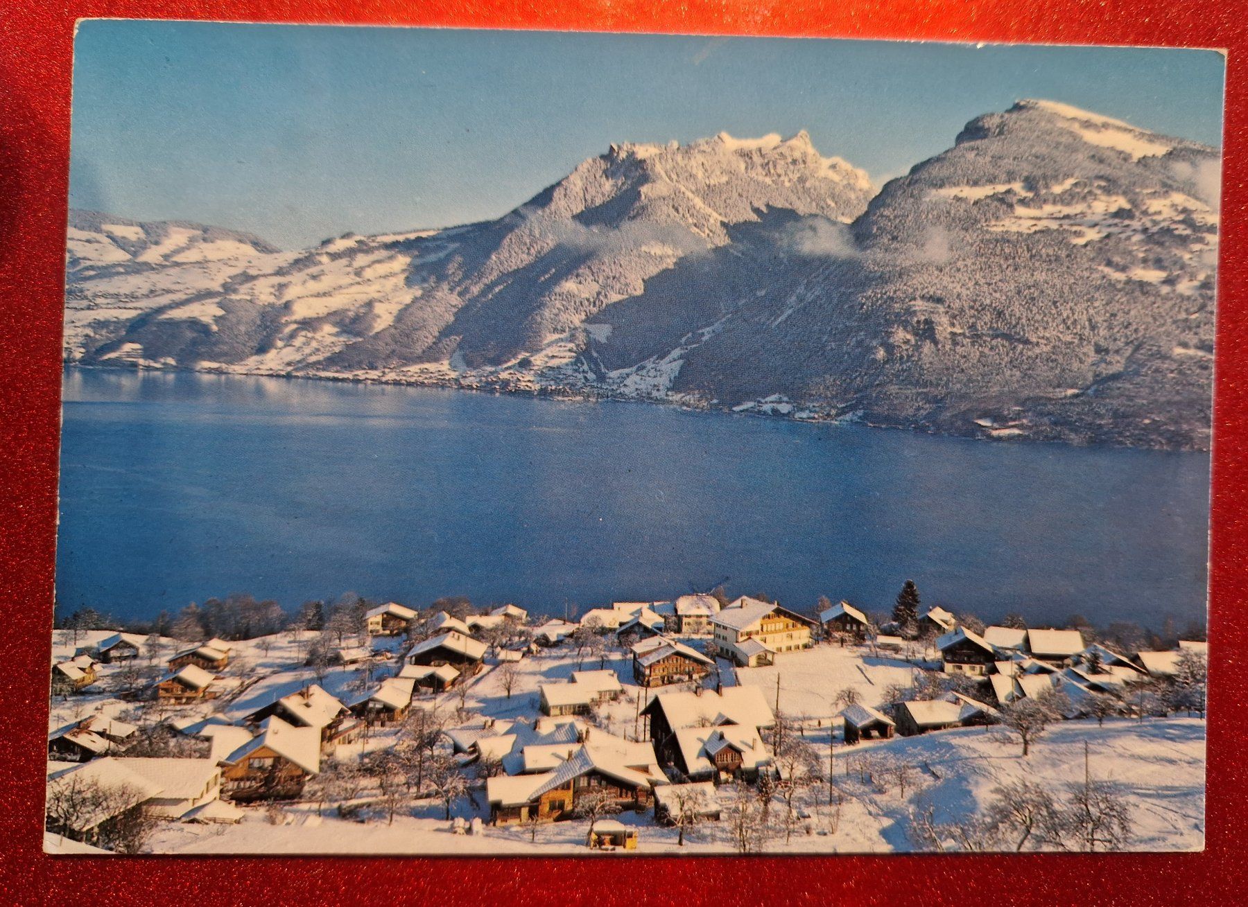 Cartoline postali: Krattigen Thunersee Winter 1983 – Usato da Melchnau venduto da Arthurius