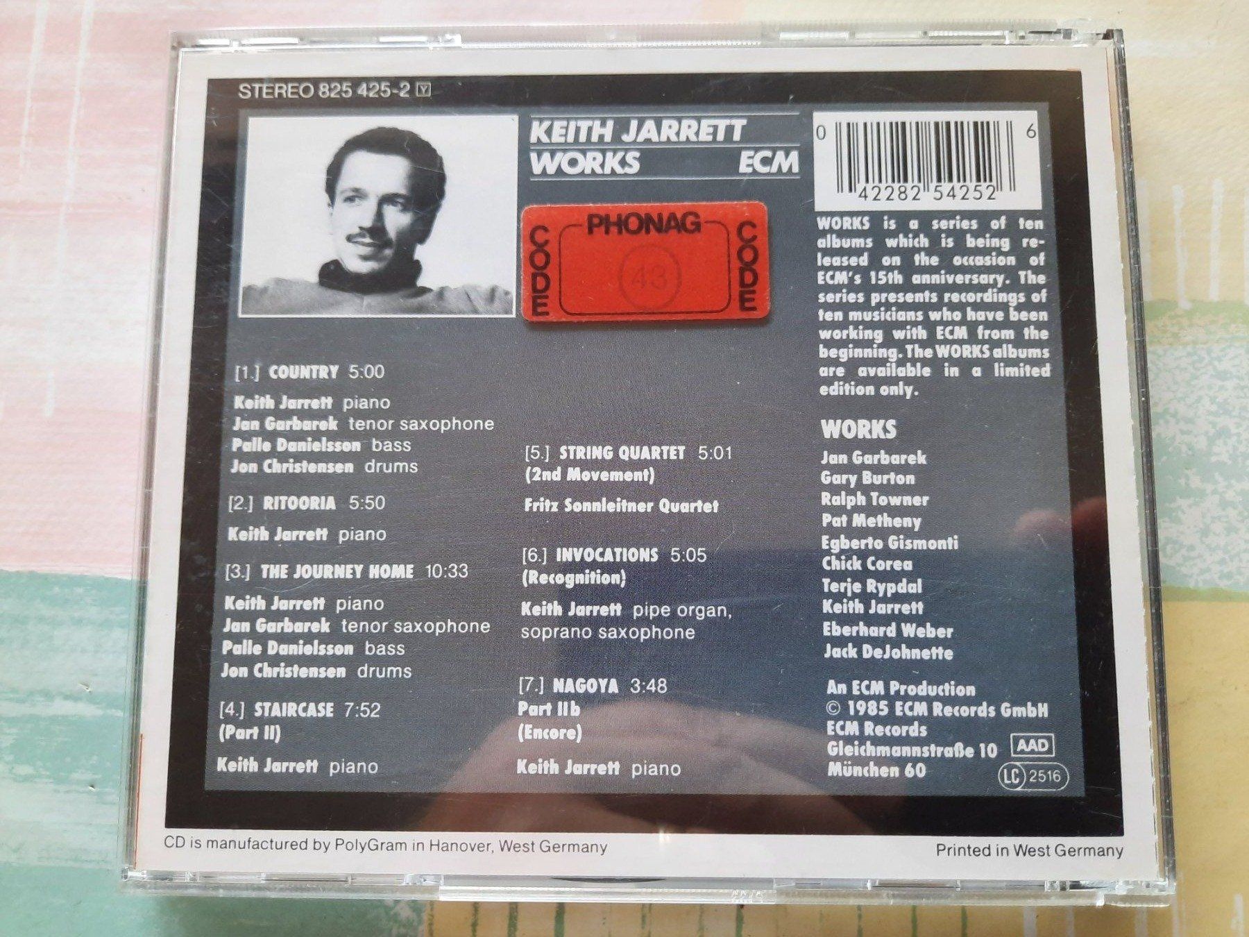 CD: Cd Keith Jarrett - Works – Usato da Pully venduto da bro_n52j 2