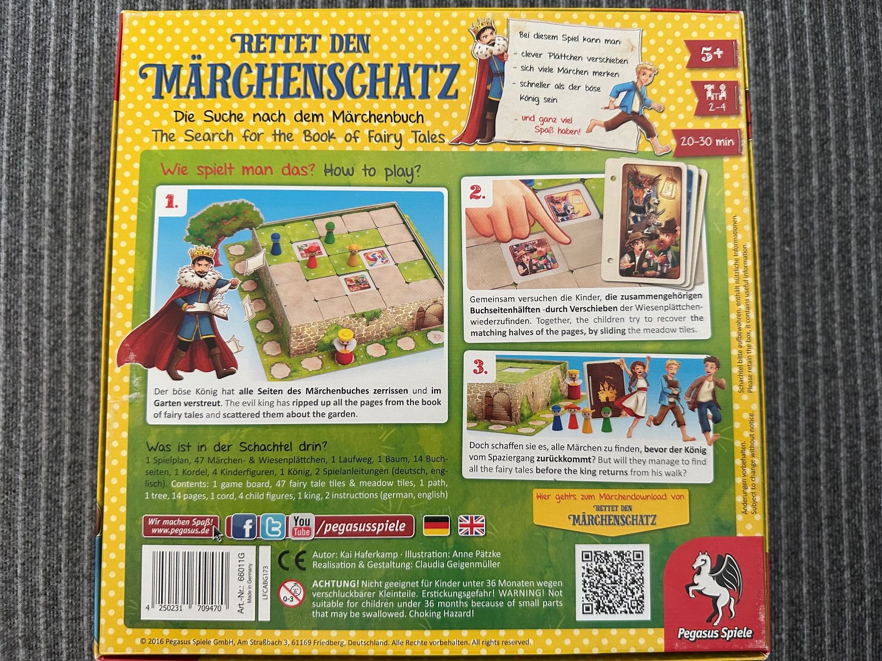 Pegasus Spiele Giochi: Rettet den Märchenschatz - Das Brettspiel – Nuovo (secondo la descrizione) da Dierikon venduto da Butcherboy 1