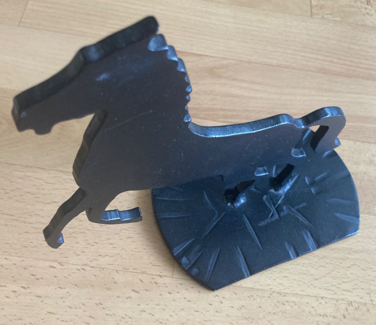Figurines: Pferd aus Stahl  schwarz – Neuf (Voir description) à Brügg BE par Doris04