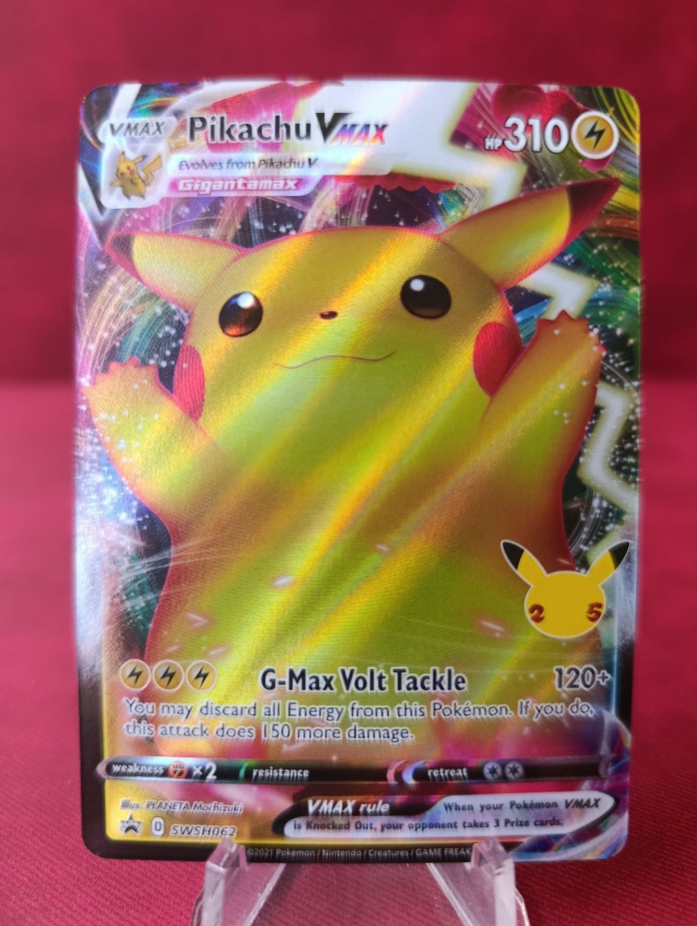 Pokémon Cartes à collectionner: Carte Pokémon Pikachu VMAX  SWSH062 – D'occasion à Yverdon-les-Bains par cashkiller 1