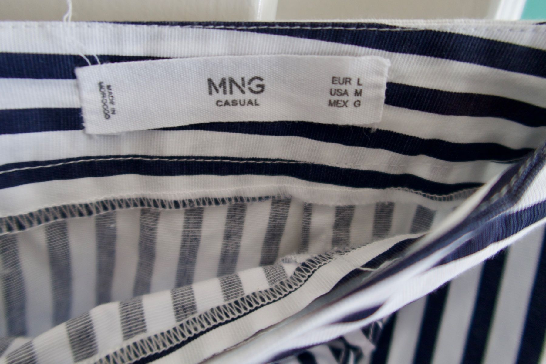 Mango Gonne: Mango - Jupe rayée - taille L – Usato da Lausanne venduto da Etoile96 4