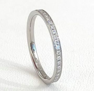 Anelli: Voll-Alliance Ring: 45 Diamanten 2'690,- – Nuovo e nell'imballaggio originale da Zürich venduto da juwelier-damken 4