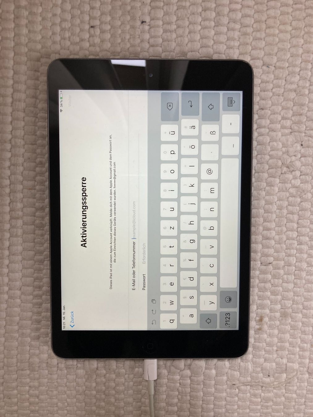 Apple Tablet PC: APPLE iPad  A1489  9.2´´ – Difettoso da Muttenz venduto da mjd_mjd