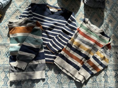3 Strickpullover mit Streifen von H&M Grösse 98 /104