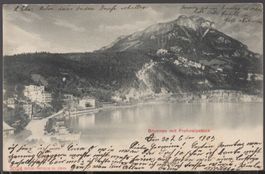 Brunnen  mit  Frohnalpstock    BENDLIKON-KILCHBERG 31.VII.03