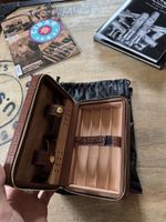 Cigar Case Croco Leather