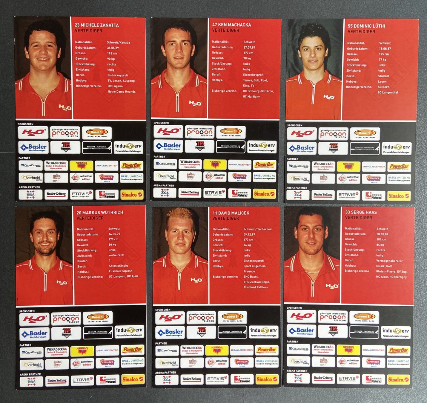 Autografi: Autogrammkarten  "EHC Basel-Saison 2008/2009" – Usato da Böckten venduto da Hansi36 4