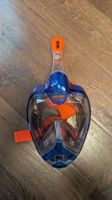 Seac Schnorchelmaske blau orange vollmaske gebraucht