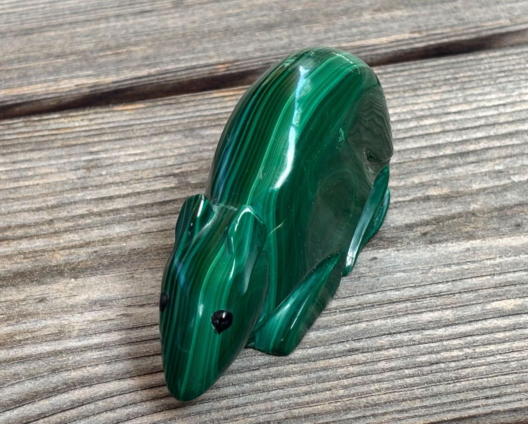 Figurines: Malachit Figur Maus – D'occasion à Lüchingen par Eeizo 1