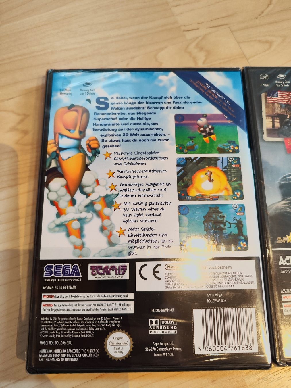 Nintendo Giochi: 3 Gamecube Spiele OVP Sealed: Worms, CoD, NFS – Nuovo e nell'imballaggio originale da Dinhard venduto da seuzacher 2