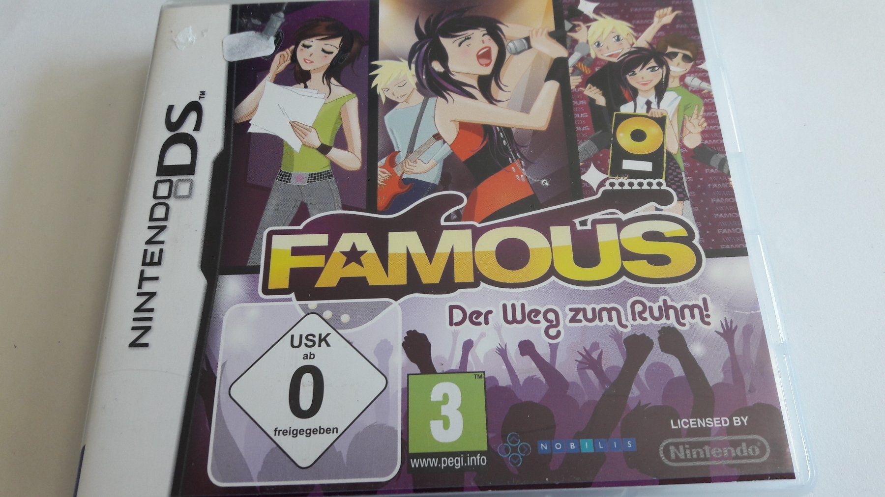 Nintendo Giochi: Famous - Der Weg zum Ruhm - DS – Usato da Zürich venduto da Mephisto87