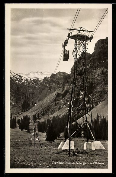 Ansichtskarten: Engelberg, Schwebebahn Gerschnialp-Trüb – Gebraucht aus Berlin von bartko-reher