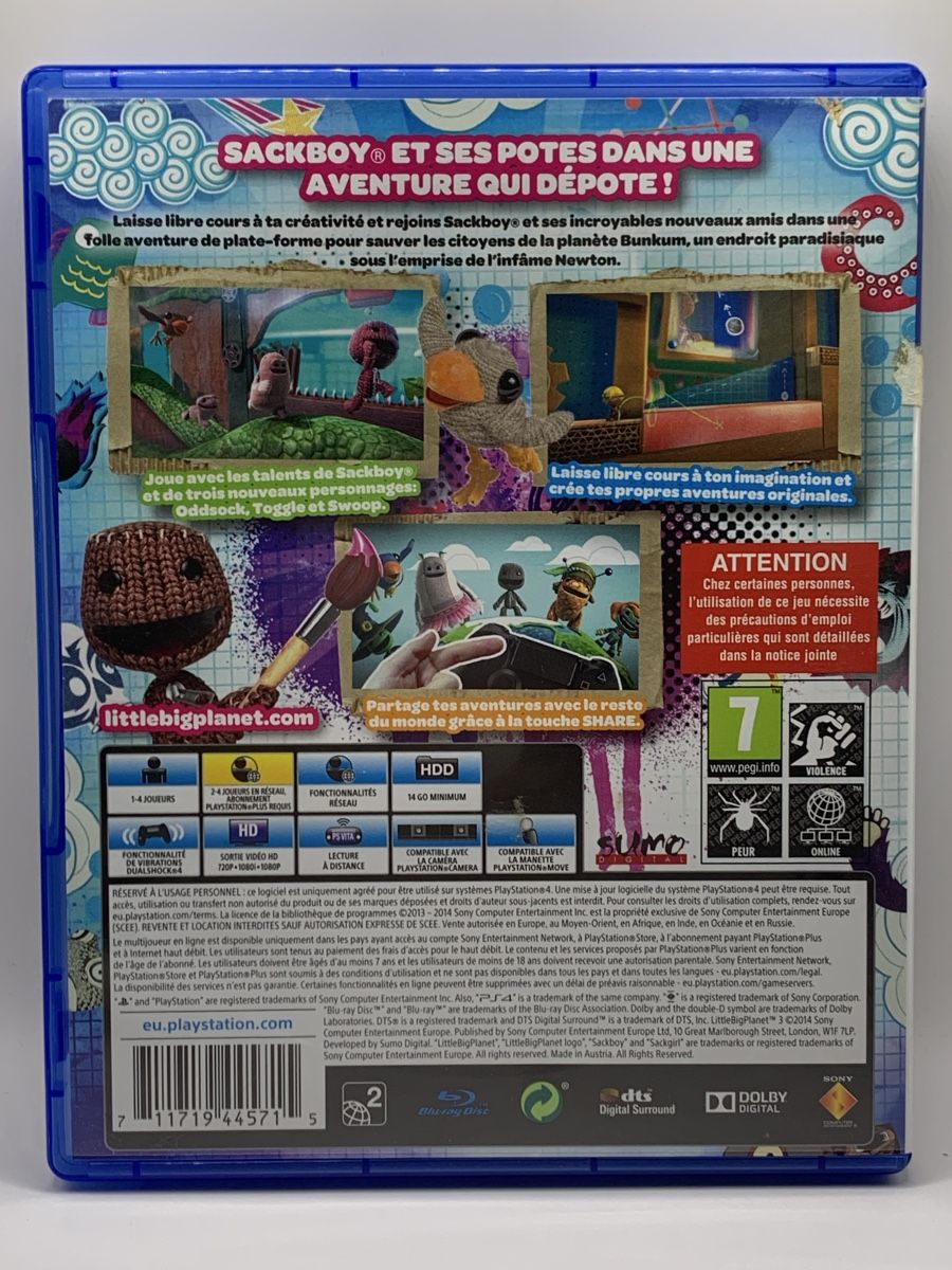 Sony Jeux: Little Big Planet 3 - PS4 – D'occasion à Ostermundigen par RG-Collector 1