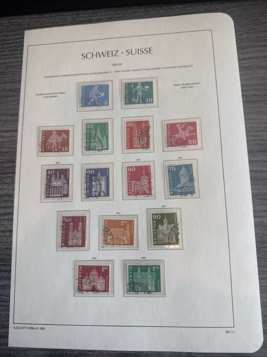 Alle Briefmarken: Briefmarken Schweiz, Sammlung, 1963/1968 – Neu (gemäss Beschreibung) aus Tafers von nicole.ts