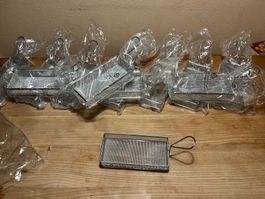 30 Servier Frittier Körbe NEU