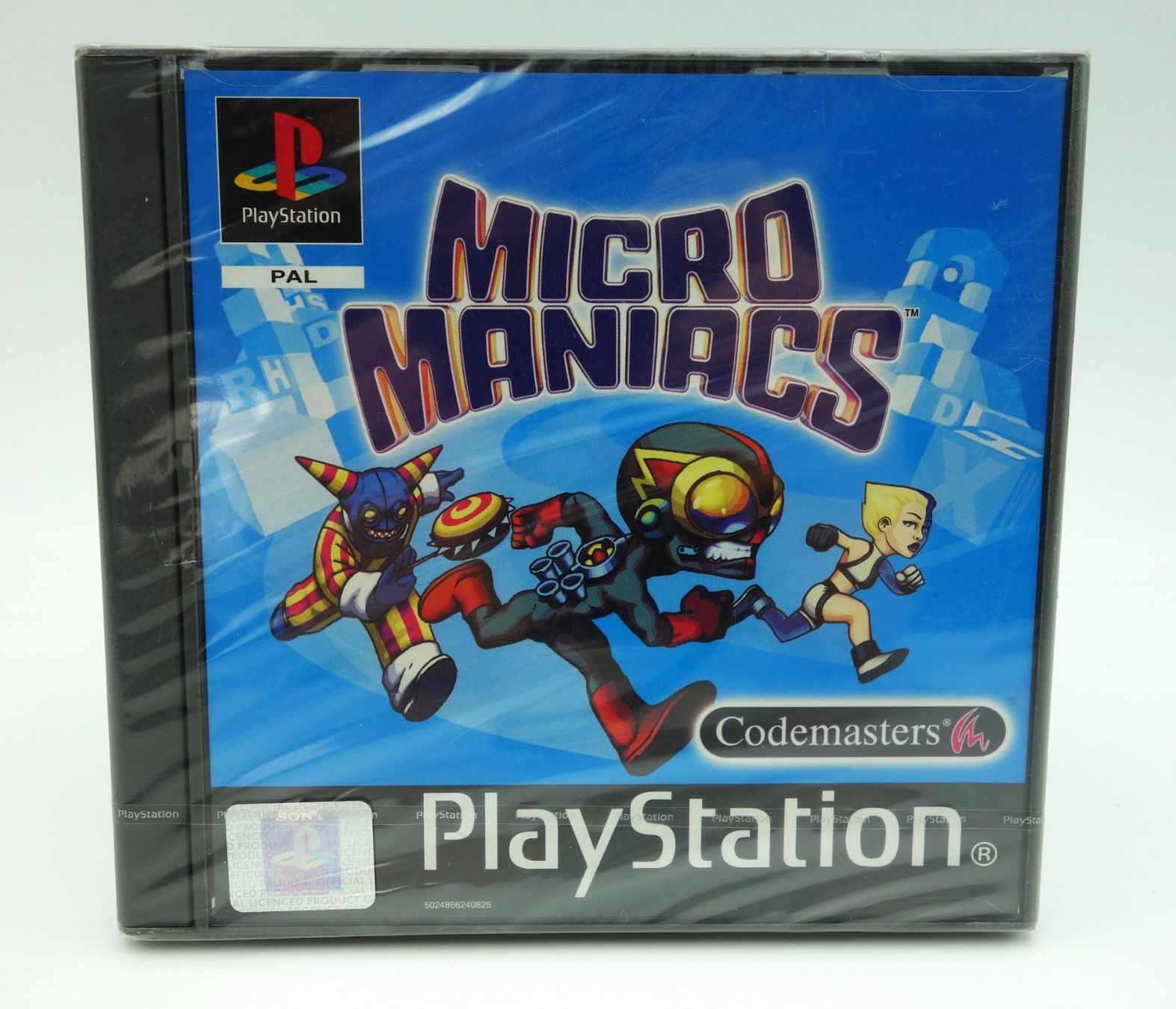 Sony Spiele: Micro Maniacs, PS1 Game, Codemaster, neu – Neu und originalverpackt aus Wil SG von Donaldus