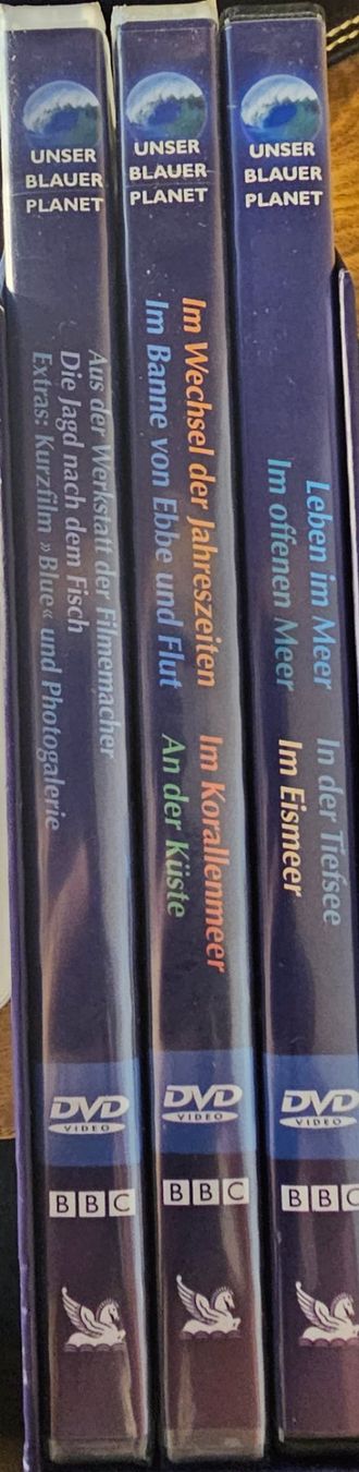 Tous les DVDs: Unser Blauer Planet - Reader's Digest (3 DVD Box) – Neuf (Voir description) à Wahlen b. Laufen par Cg10 1