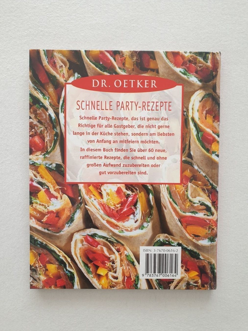 Libri: Kochbuch "Party-Rezepte von Dr. Oetker" – Usato da Gams venduto da federli29 1