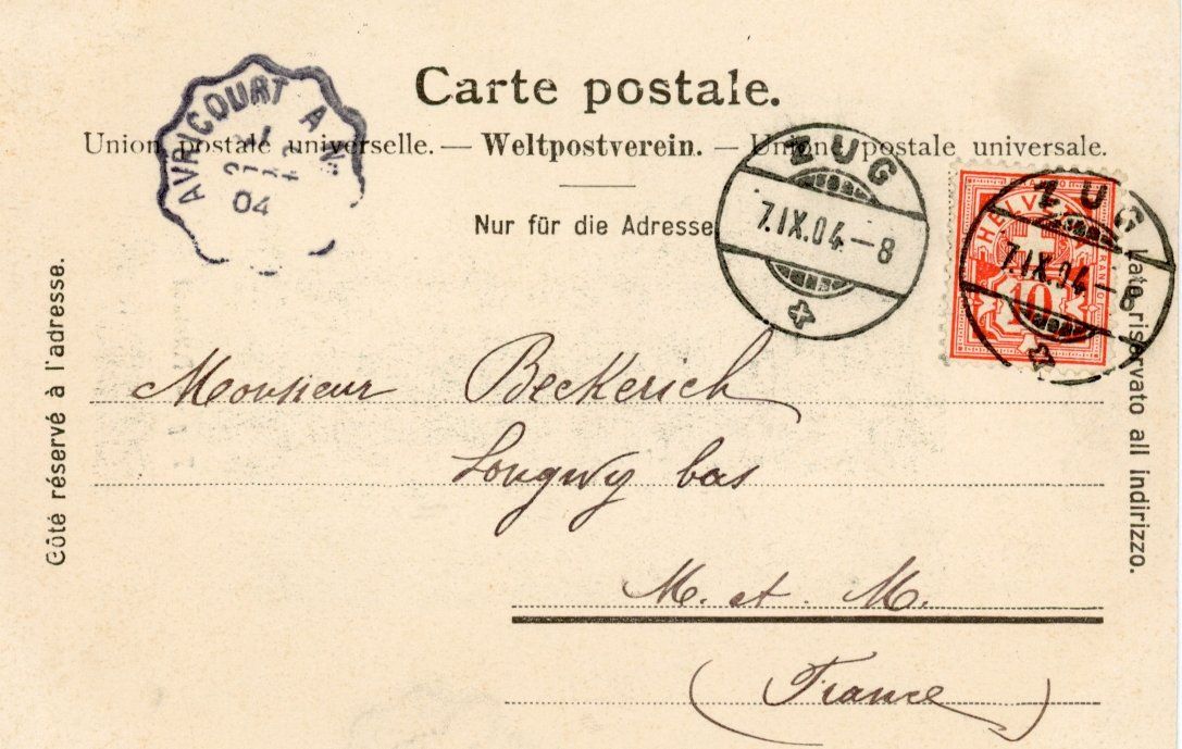 Cartoline postali: Walchwil   ZG – Usato da Brig venduto da Valcards54 1