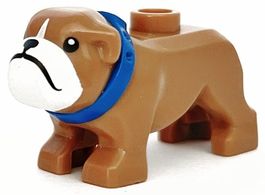 Lego Bulldog Hund Neu