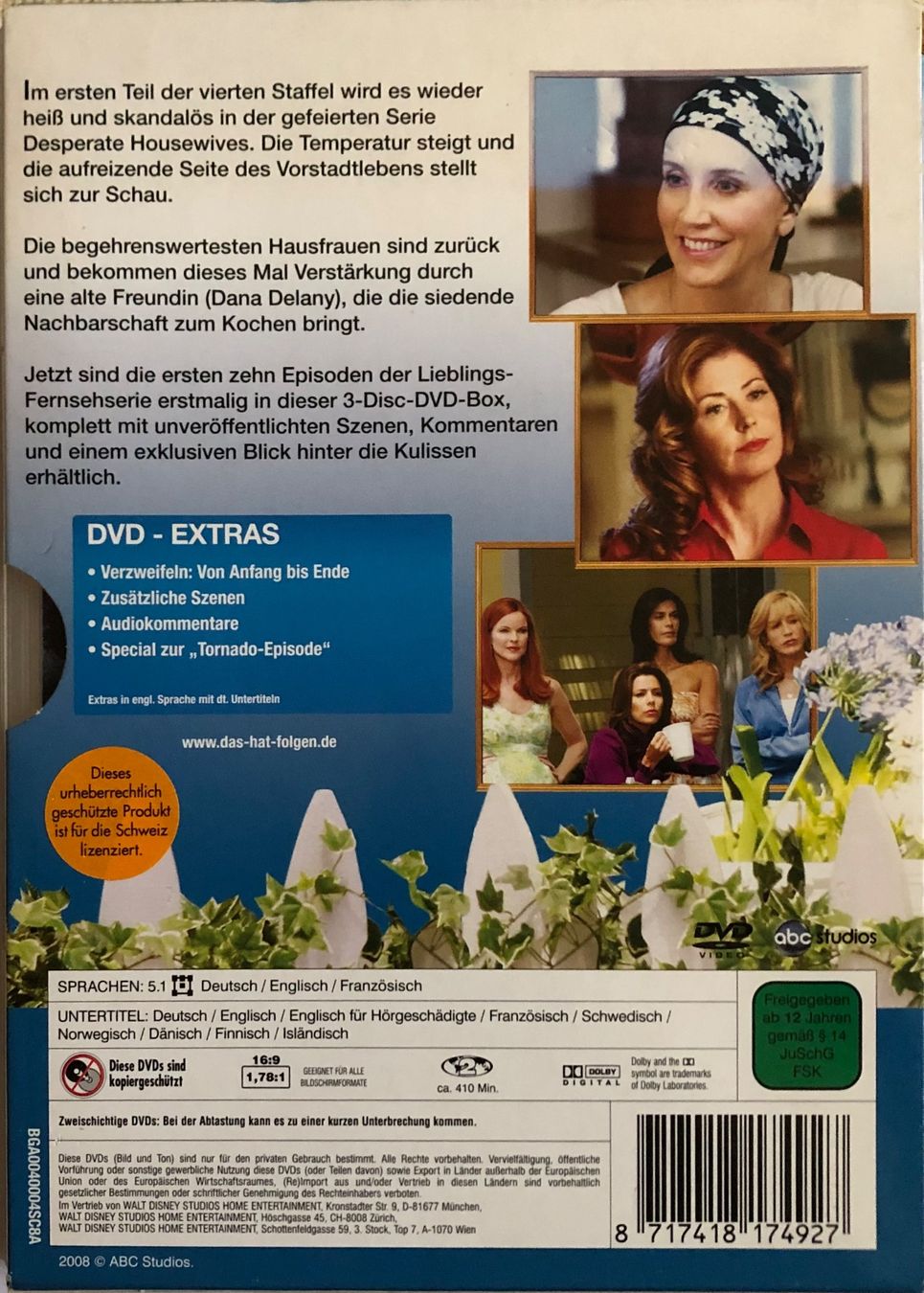 Tutti i DVDs: DESPERATE HOUSEWIVES (STAFFEL 4) – Usato da Poliez-Pittet venduto da Newtown-Records 1