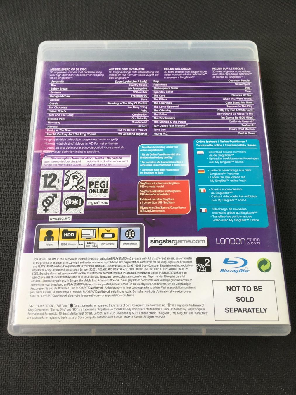 Sony Giochi: Singstar Vol.2 - Playstation 3 / PS3 – Usato da St.Gallen venduto da Punktchen01 1