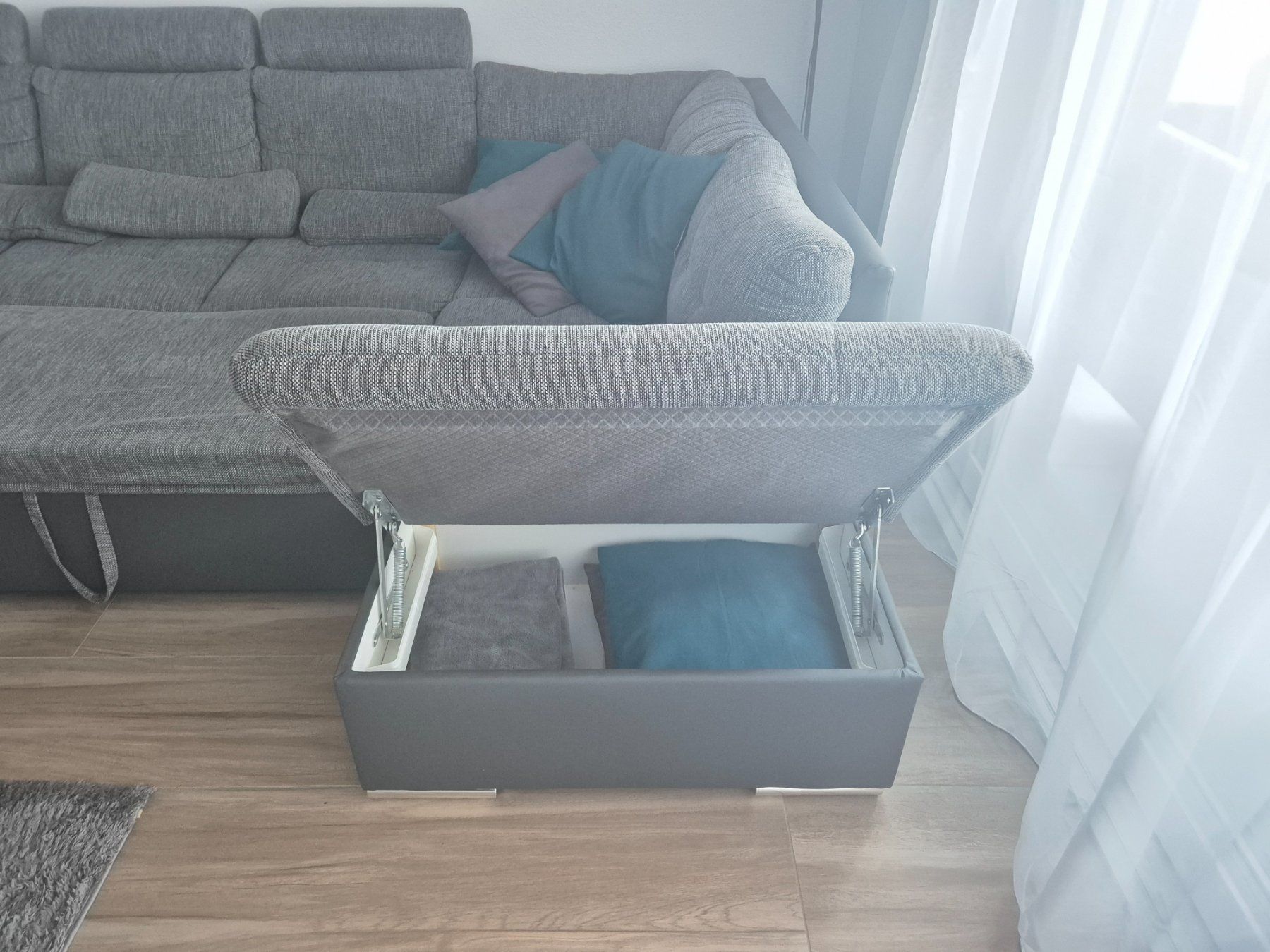 Divani: Wohnlandschaft/Sofa darkgrey inkl. Bettfunktion – Usato da Neuendorf venduto da Lia_23 1