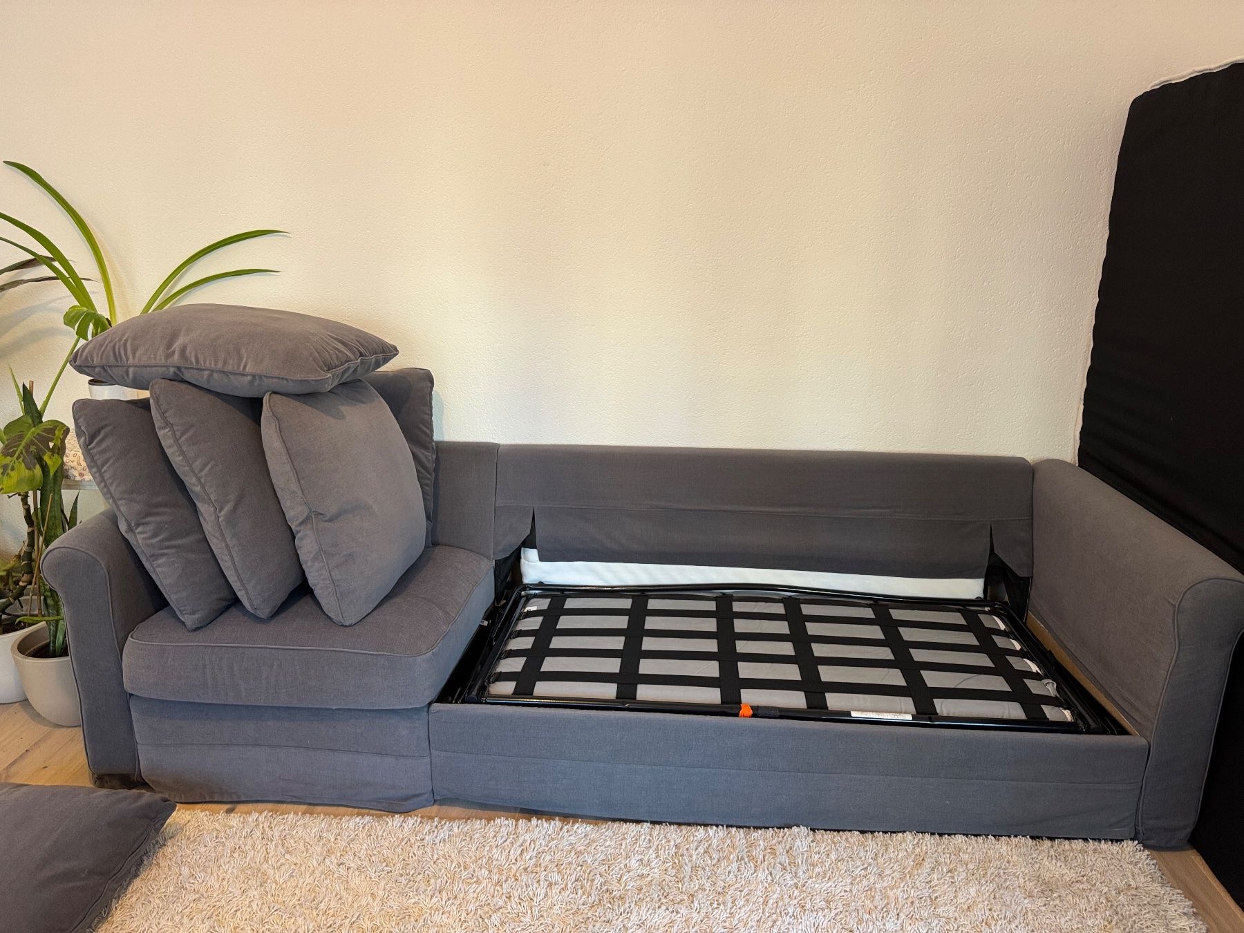 Divani: IKEA 3er Sofa mit Schlaffunktion grau – Usato da Chur venduto da kat_9dnw 4