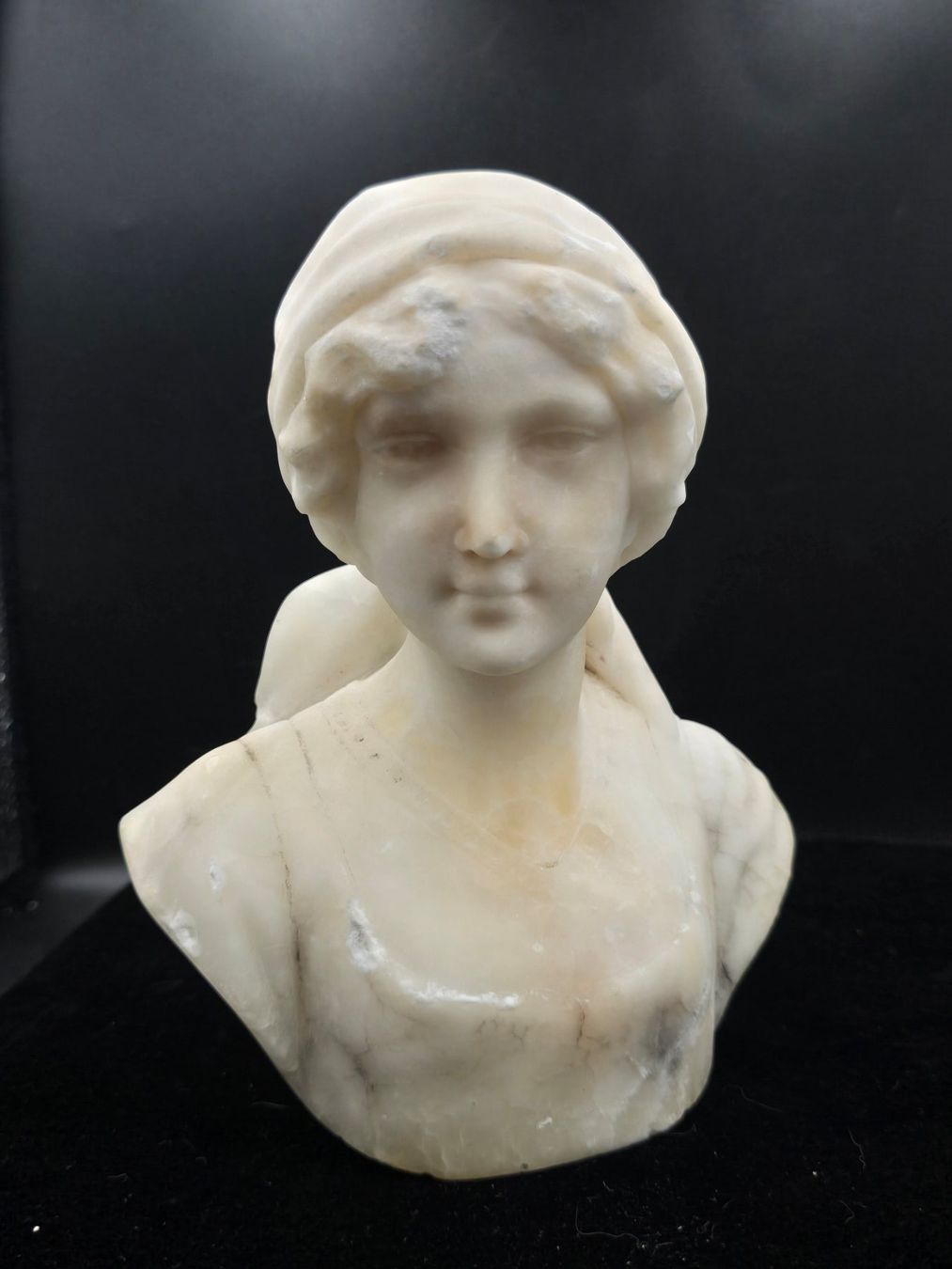 Statuette: Alabaster Büste Frau weiss – Usato da Rorschacherberg venduto da snOOpydOg11 1
