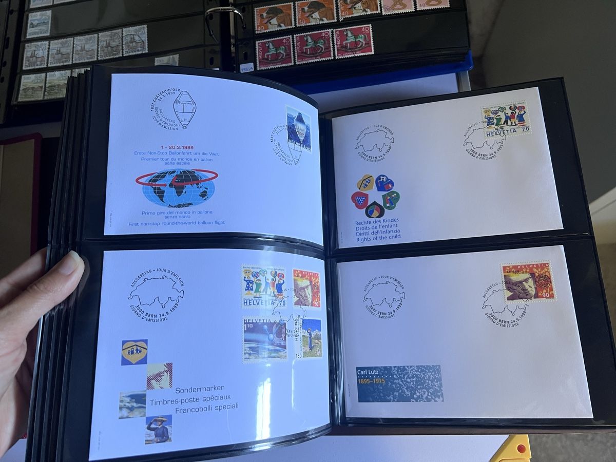 Tutti i francobolli: Briefmarken Sammlung in Alben (4) – Usato da Glattfelden venduto da maa_qcj8 7