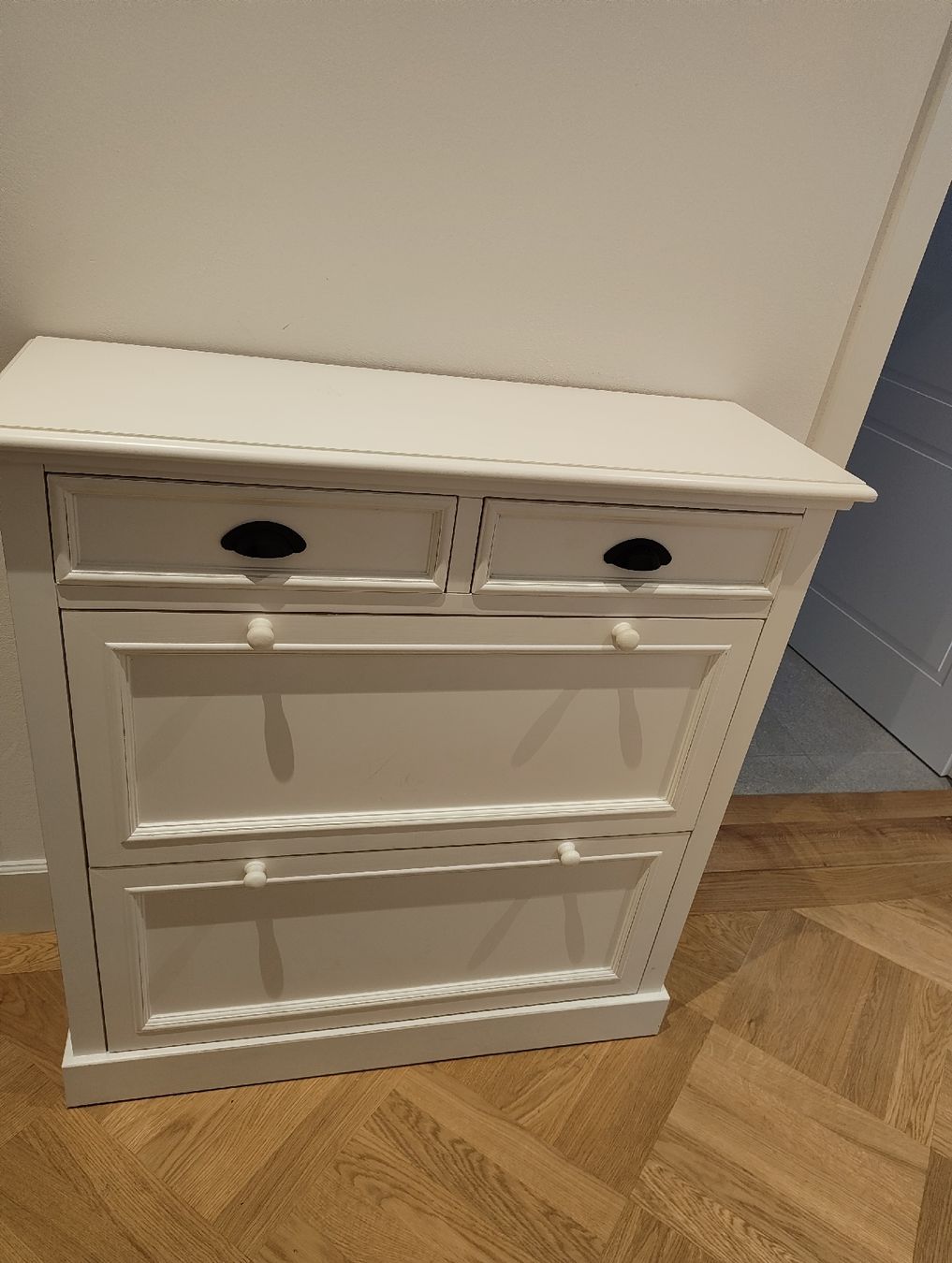 Maisons du monde Cassettiere: Schuhkommode weiss – Usato da Bremgarten AG venduto da van_h5yh
