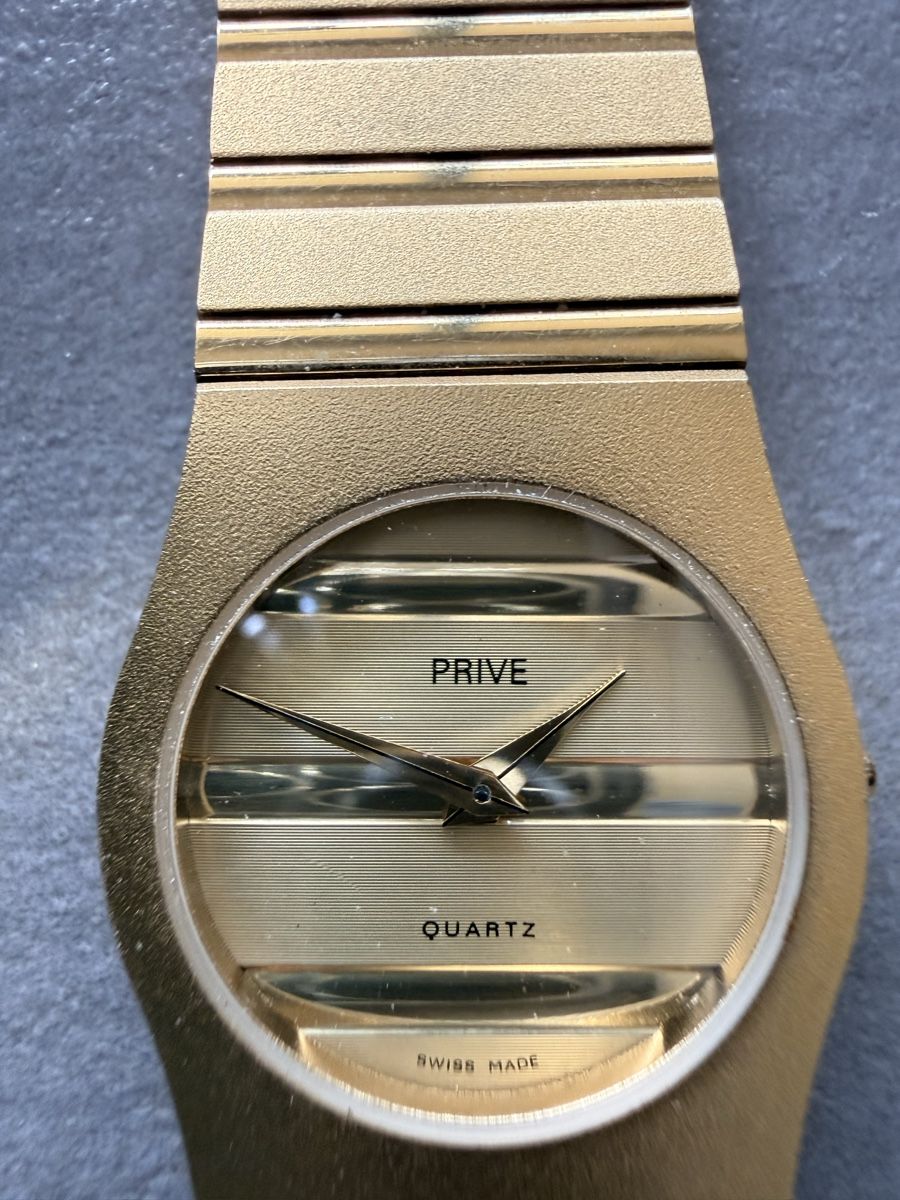 Montres: Montre PRIVE Quartz Or/Plaqué or – Défectueux à epalinges par Misterazz 3