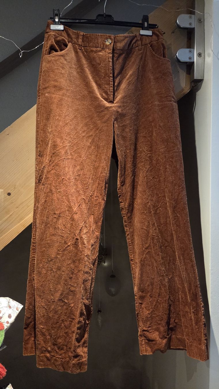 King Louie Pantaloni: Braune Cordhose, Grösse 42 – Nuovo (secondo la descrizione) da Winterthur venduto da sandi99 4
