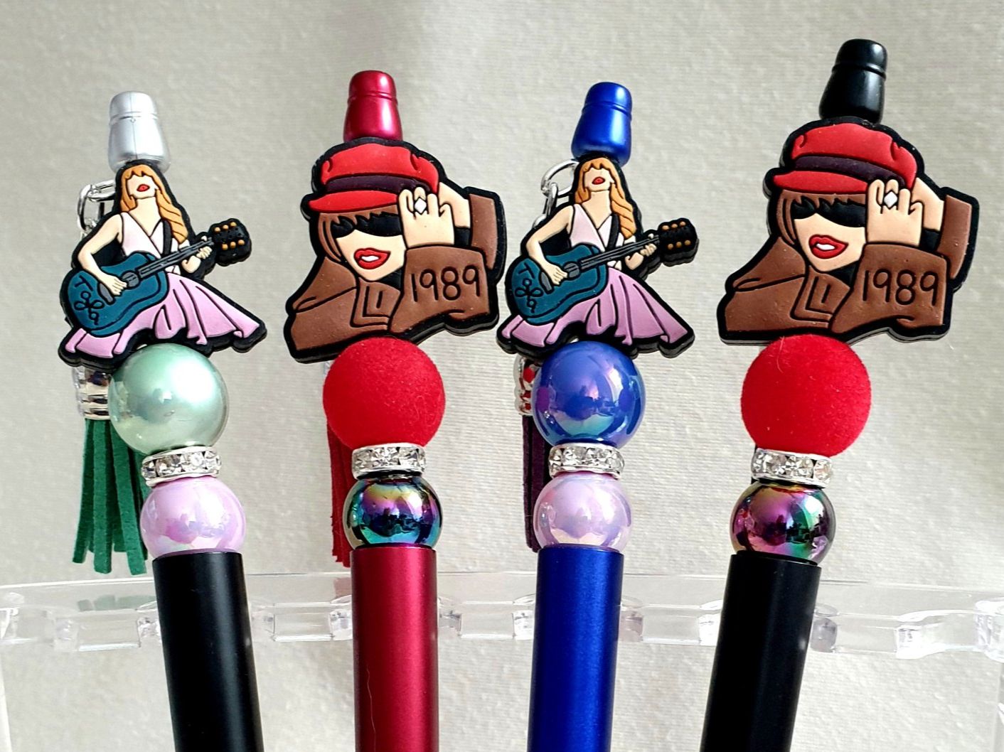 Stifte & Marker: 1 Perlenstift/Kugelschreiber "Taylor Swift" mit Zottel % – Neu und originalverpackt aus Oberglatt ZH von -your-Style- 4