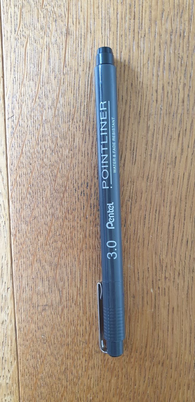 Pentel Penna & Evidenziatori: Pentel Pointliner 3.0 – Usato da Frauenfeld venduto da jar_cb6p