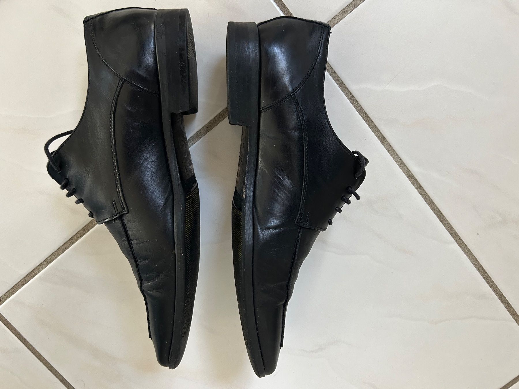Herrenschuhe: Herren Schuhe schwarz von Walder, Leder – Gebraucht aus Gutenswil von walker60 3