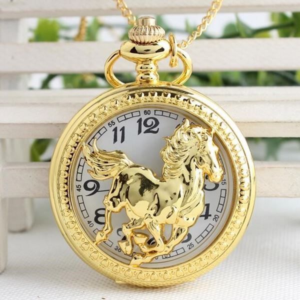 Orologi: Pferde Taschenuhr / NEU – Nuovo e nell'imballaggio originale da Arth venduto da 100i