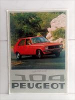 Brochure Catalogue Peugeot 104 1976 L/GL (PP724)