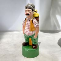 Décanteur ancien boite à musique en céramique YVERDON Suisse