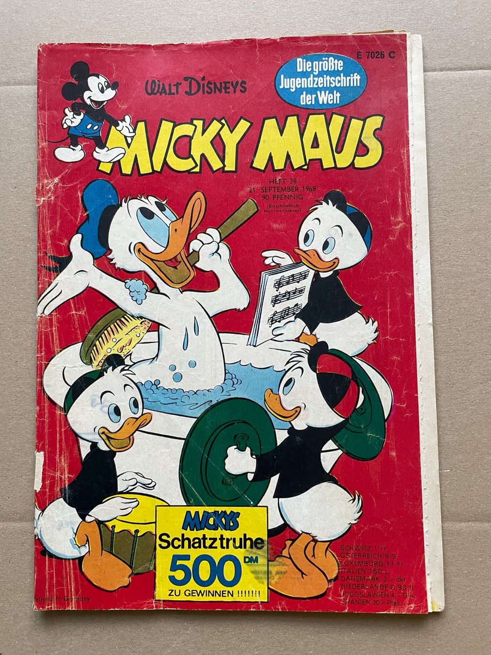 Comics: Micky Maus 1968, 3 Hefte – Gebraucht aus Pratteln von 66werni