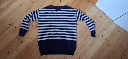 VILA Umstandspulli - gestreift, Grösse L / XL