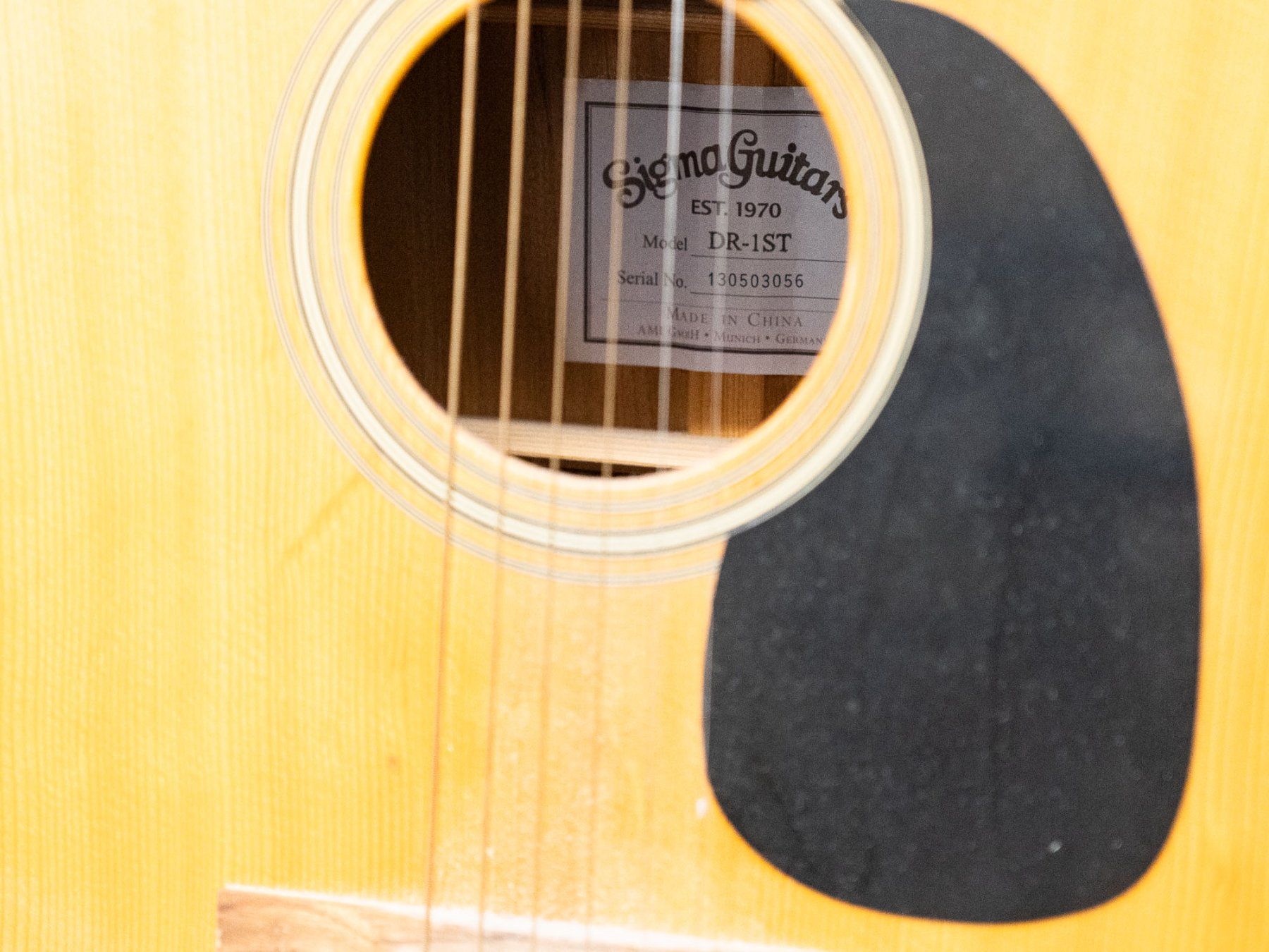 Sigma Strumenti musicali: Sigma DR-1ST Dreadnought mit Gigbag Natur - Ref. 06/28 – Usato da Au ZH venduto da BrockiAu 3