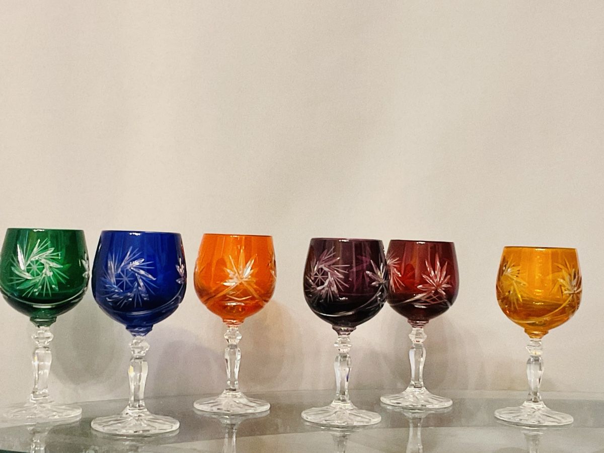 Gläser: VINTAGE BLEIKRISTALL RÖMER APERITIF GLÄSER – Gebraucht aus Boll von Laima1975 6